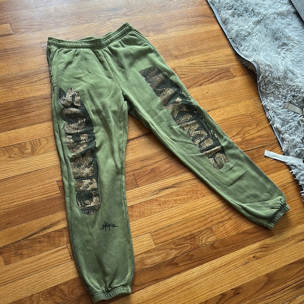 Travis Scott CIRCUS MAXIMUS Green Sweatpants